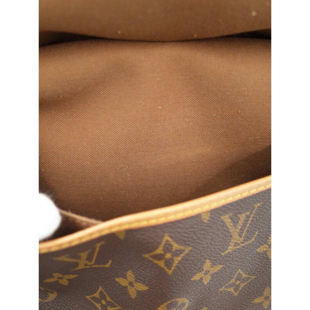 Louis Vuitton Monogram Leather Brown Saumur Shoulder Bag - Picture 5 of 8